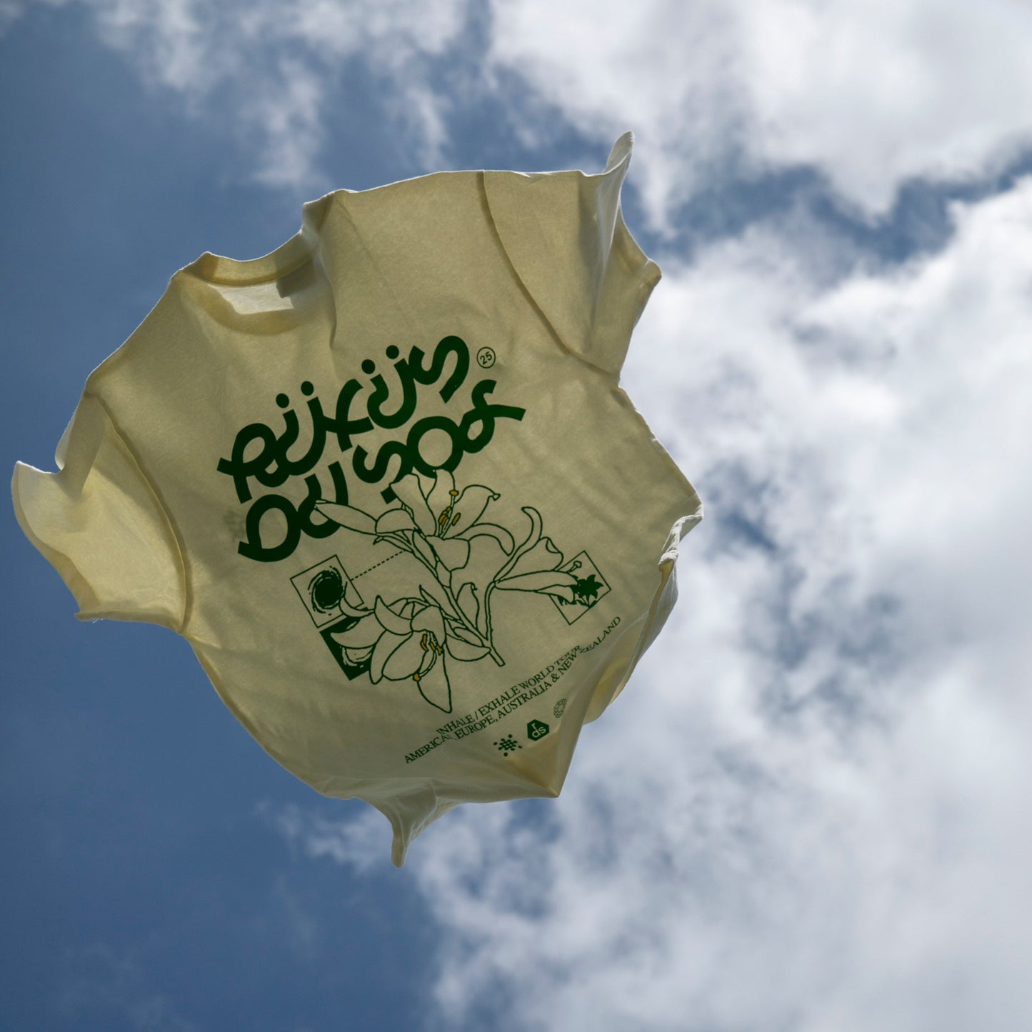 Inhale / Exhale Flower Tour Tee